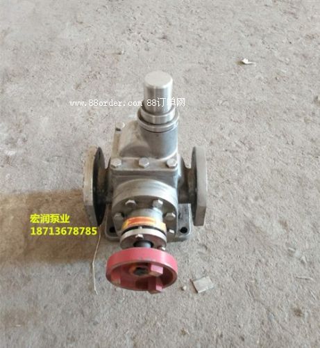 泵頭1臺(tái)發(fā)貨寧夏-規(guī)格YCB-0.6/0.6不銹鋼圓弧齒輪泵