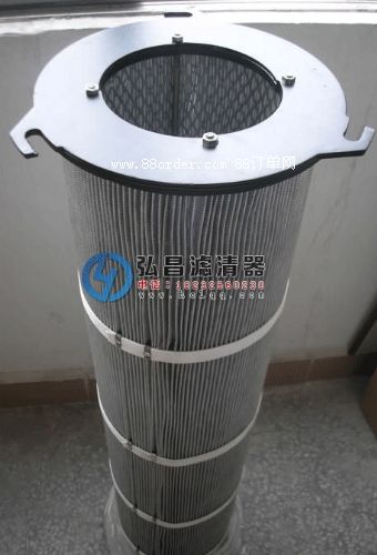 覆膜抗靜電鋁蓋三爪除塵濾筒