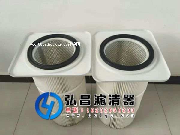 方形卡盤式除塵濾筒