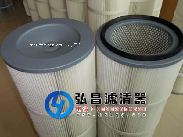 阻燃聚酯纖維除塵濾筒